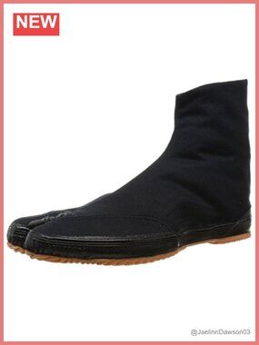 Japanese Tabi Shoes Black with 5 Clips Martial Arts Boots